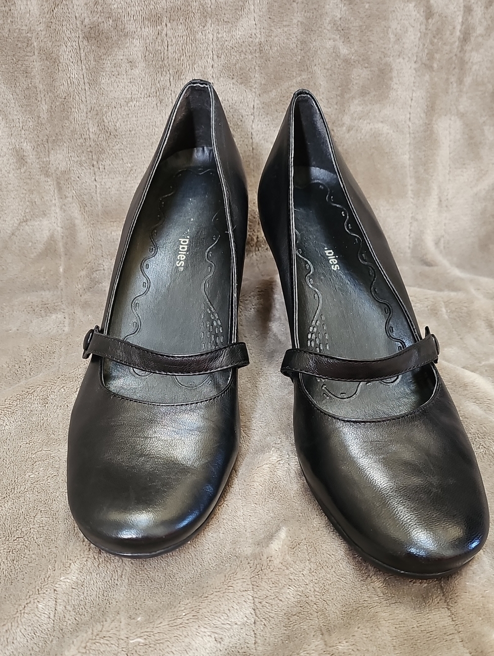 Classic Black Mary Jane Heels -
